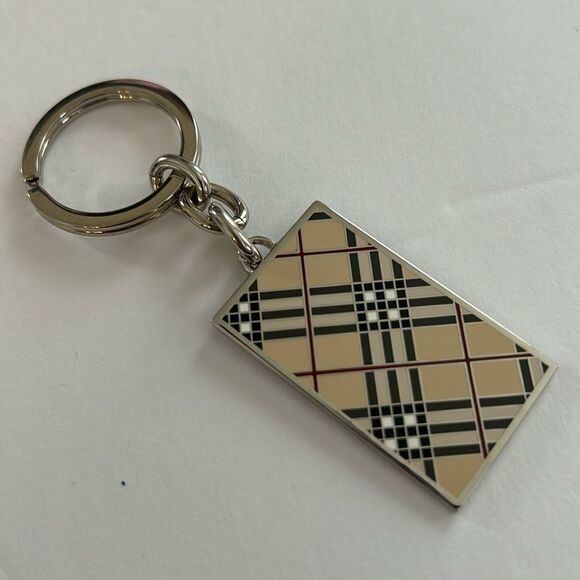 NWOT Vintage BURBERRY Nova Check Rectangle
Keychain Fob Purse Charm - Picture 2 of 6